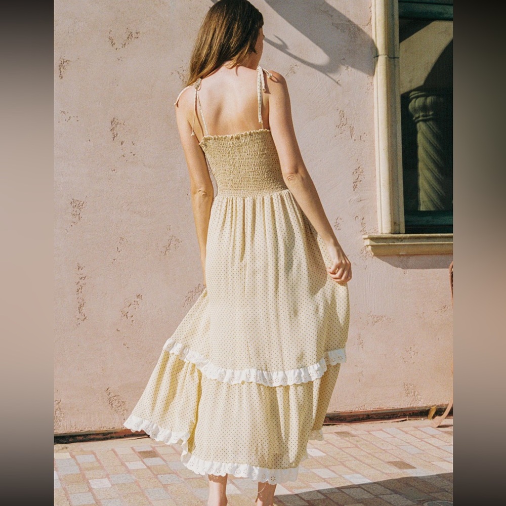 NWT Christy dawn Emma dress in sandstone dot - Picture 4 of 14